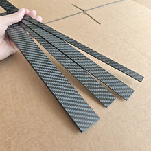 Load image into Gallery viewer, 1Pcs 3K Carbon Fiber Sheet Thickness 0.2-6Mm High Strength Carbon Fiber Board Carbon Strip Carbon Flat Strip Can Be Customized