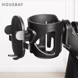 Cup Holder for Stroller Phone Support Outing Travel Universal Pram Kids Bicycle Baby Stroller Accessories Anti-Slip Design 1Pc