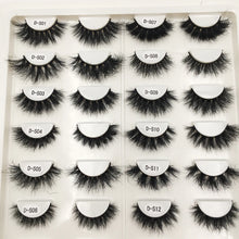 Load image into Gallery viewer, Mink Lashes Wholesale 5/10/50 Pairs Fluffy Real Mink Hair Natural Eyelashes Wholesale Short Wispy Mink Eyelashes Bulk