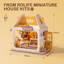 Load image into Gallery viewer, Food Box Shop Rolife Miniature Doll House DIY Miniature House Kit Diorama House Building Set with LED Room
