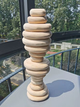 Load image into Gallery viewer, Children Rainbow Wood Blocks Loose Parts Toy Mushrooms Montessori Wooden Droplets Jigsaw