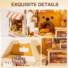 Load image into Gallery viewer, Food Box Shop Rolife Miniature Doll House DIY Miniature House Kit Diorama House Building Set with LED Room