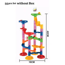 Load image into Gallery viewer, 29-142PCS Marble Run Building Blocks Marbles Slide Toys for Children DIY Creativity Constructor Educational Toys Children Gift