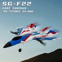 Load image into Gallery viewer, F22 RC Foam Plane 4 Channels 6G Auto Stabilization with 4K Camera Stunt Remote Control Airplanes Aircraft Toys for Children