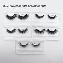 Load image into Gallery viewer, Mink Lashes Wholesale 5/10/50 Pairs Fluffy Real Mink Hair Natural Eyelashes Wholesale Short Wispy Mink Eyelashes Bulk