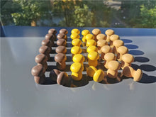 Load image into Gallery viewer, Children Rainbow Wood Blocks Loose Parts Toy Mushrooms Montessori Wooden Droplets Jigsaw