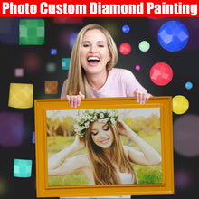 Load image into Gallery viewer, Photo Custom Diamond Painting 5D DIY Picture of Rhinestones Diamond Embroidery 3D Cross Stitch Home Wedding Decoration