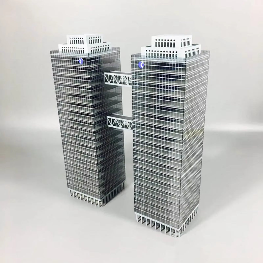 1/150 N Scale High-End Modernization Finished Diorama Train Building Model Kits Hard Plastic Sand Table Scene Decor Xmas Gifts