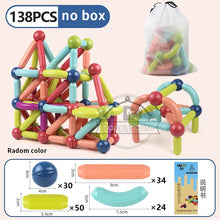 Load image into Gallery viewer, Magnetic Constructor Blocks Set Toys for Kids Magnet Stick Rod Building Blocks Montessori Educational Toys for Children Boy Girl