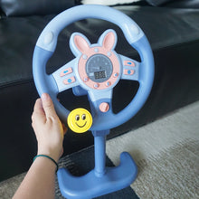 Load image into Gallery viewer, Electric Simulated Driving Steering Three-Dimensional Portable Wheel Copilot Toy Light and Sound Educational Children'S Gifts